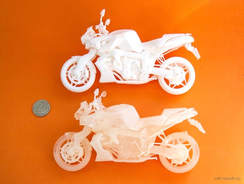 3D-печать, модель мотоцикла
