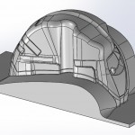 3d моделирование автомобильный подкрылок