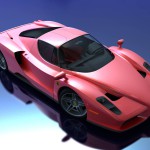3d моделирование Ferrari Enzo