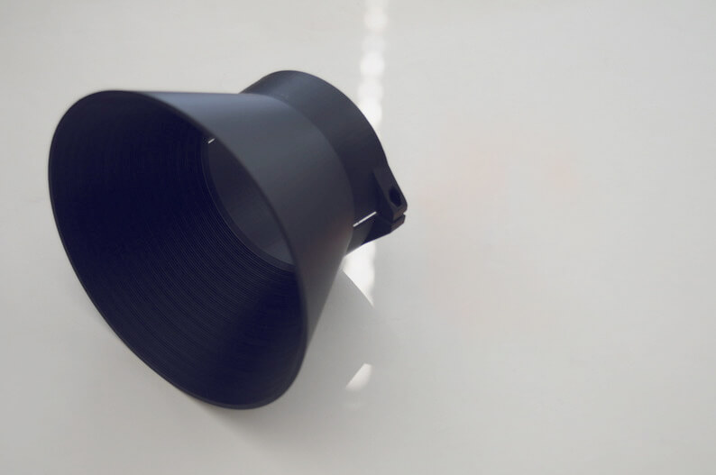 Изготовление на заказ пластиковой детали из PLA для спаренных камер при помощи 3D-печати