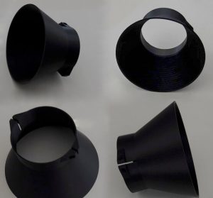 Изготовление на заказ пластиковой детали из PLA для спаренных камер при помощи 3D-печати